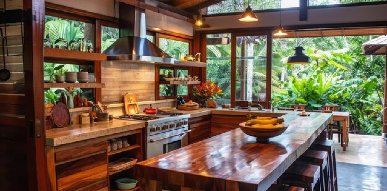 Shared & Attached Kitchen